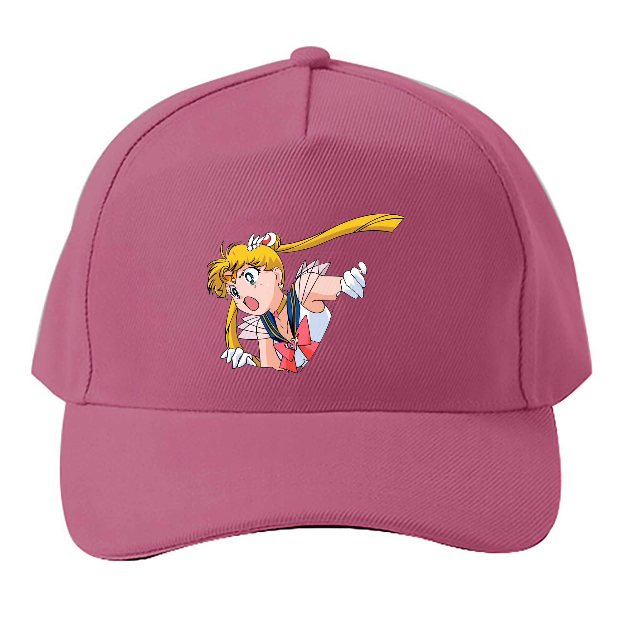 （画像用） 美少女戦士セーラームーン 月野 うさぎ つきの うさぎ Sailor Moon Tsukino Usagi ベースボールキャップ 綿100％ 男女兼用 帽子 スポーツ